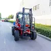 Exportado a Australia Montacargas de Volante Delantero, Montacargas Todoterreno de Combustión Interna 3t, Montacargas de Transporte para Obra