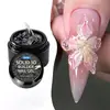 Kineshinex Gel Transparente Não Grudento para Extensão de Unhas para Rápida Arte de Unhas DIY Escultura 3D Flores, Etc