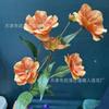 Xiaohongshu Flor de Mariposa, Peonía, Mariposa, Piezas de Flores Artificiales Específicas para Bodas, Accesorios de Fotografía, Flores de Interior