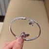 Pulsera de Plata Esterlina Pavo Real para Mujer Plata 9999 Pulsera de Plata Sólida Nicho Estilo Chino Joyería Auspiciosa para Regalo de Madre