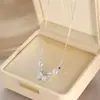 Nueva Cadena de Clavícula de Mariposa 2026 con un Diseño Elegante y de Alta Gama, Cadena para Suéter, Cadena para el Cuello, Accesorio de Collar de Lujo Ligero