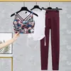 Traje de Ropa de Yoga Xiyin Sujetador Profesional de Pilates sin Aro de Acero Copa de Una Pieza Espalda Deportiva de Belleza Traje de Sujetador de Fitness