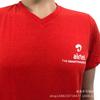 135g Camiseta Masculina de Manga Curta com Decote em V Versão Completa Sublimação Tamanho EUA Presente Promoção Publicidade Camiseta Decote Coração Manga Curta Uniforme de Fã