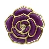 Gancho para Bolso Redondo con Forma de Rosa de Alta Rotación en Stock, Gancho Plegable para Mesa 3D, Gancho Navideño de Flor de Plástico