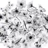 50 Adesivos Transparentes Florais e de Material Vegetal para Decorar Cadernos, Tablets, Capas de Celular e Garrafas de Água Adesivos de Animais de Estimação