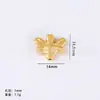 Accesorios Yiwu Venta Caliente Transfronteriza Aleación Accesorios para Joyería DIY Colgante Dorado Brillante Collar Pulsera Colgante Corazón Estrella
