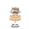 Gatito Lindo Canción Jin Base DIY Materiales Base Tela Doble Cara Hecho a Mano Gatito Canción Jin Llavero Accesorios