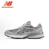 Sapatos Putian puros originais NB990V4 cinza original unissex para casal estilo retrô esportivo casual sapatos de pai feitos nos EUA U990GR4