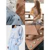[Recomendación Principal] Camisa de Manga Larga Holgada Mezcla de Agata Natural, Tencel, Acetato y Lino para Principios de Primavera