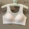 Ropa Interior para Mamá Anti-Exposición al por Mayor, Anti-Caída, Reducción Lateral del Pecho, Sin Aro de Acero, Sujetadores para Mujeres de Mediana Edad y Mayores, Tops de Tirantes con Copas Fijas, Dropshipping
