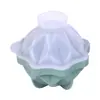 Venda Direta da Fábrica Forma de Gelo de Silicone Molde de Bola de Gelo Forma de Molde de Gelo para Whisky Molde de Cubo de Gelo Prismático Granada Rosa
