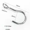 Gancho de Alça Triangular Ferragens de Aço Inoxidável Gancho de Corda de Fita Gancho Circular Prata Preto Gancho de Metal Fixo