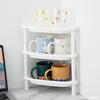 Recámara Hogar Multicapa Mini Esquina Estante de Almacenamiento Triangular Escritorio Oficina Encimera Vaso de Agua Taza Estante de Almacenamiento