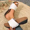 Sandalias planas de verano de moda casual de punta abierta y chanclas de talla grande transfronterizas europeas y americanas 2026