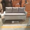 Mesa y silla de ratán para exteriores B & B hotel patio balcón jardín drenaje protección solar muebles combinación de mesa y silla de ocio para exteriores