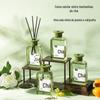 Série Chá aromaterapia elegante quarto fragrância duradoura sem chama fragrância óleo essencial sala de estar interna decoração remoção de odor do quarto