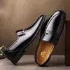 Zapatos de cuero para hombre zapatos de cuero para hombre de negocios suela blanda para conducir zapatos casuales antideslizantes transpirables zapatos casuales hombre