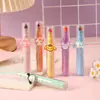 Adesivo de Resina de Família Fofo Caneta Iluminadora Três em Um Formato de Desenho Animado Caneta para Diário de 3 Cores Caneta Presente para Crianças Material de Papelaria