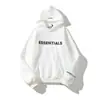 Fog Essentials Sudaderas com Letras de Silicone Estéreo para Homens e Mulheres American High Street Moletons com Flocagem Jaqueta Moletom