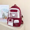 Mochila Casual de Grande Capacidade Estilo Mori-kei Acadêmico para Meninas do Ensino Fundamental II e Médio 2026