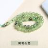 Joyería Jingde Xinjiang, cuentas dispersas de calcedonia, cuentas redondas de jade de color, accesorios de joyería DIY, cuentas de cuentas en stock, venta al por mayor