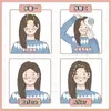 Pinza sencilla de color liso sin costuras para flequillo, para maquillaje y lavado de cara, sujeta el cabello de la frente, crea un flequillo voluminoso y es una herramienta de peinado