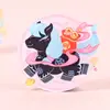 2026 Año del Caballo Imán Acrílico para Refrigerador de Año Nuevo Pegatina Magnética Personalizada Regalo para Amigos Rojo Festivo Recuerdo de Año Nuevo