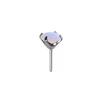 Pin de aleación de titanio F136 garra de circonita 5A joyería para piercing corporal humano moda personalizada transfronteriza labio uña hueso de la oreja accesorios para uñas