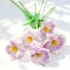 Tulipa Brownie Artificial de PU Marrom Flor Artificial com Toque Realista, Adequada para Decoração de Casamento e Sala de Estar, Buquê Decorativo, Flor Artificial