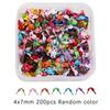 Ojo de oveja de color cuerno de oveja anillo de apertura de uñas anillo cerrado cadena accesorios de joyería DIY cadena de cuentas de bola bolsa de material