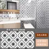 Adesivos de Parede Xadrez Branco Espesso Mármore Imitação Decoração de Reforma de Loja de Banheiro Papel de Parede Autoadesivo Impermeável Adesivos de Azulejo