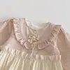 Ropa Nueva de Primavera para Bebés Niñas, Lindo Conjunto de Una Pieza, Ropa Elegante y a la Moda para Bebés Princesas, Ropa para Salir de Primavera y Otoño para Bebés Niñas