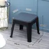 Banqueta Plástica Doméstica de 40cm de Altura, Banqueta Espessada para Mesa de Estudo, Banqueta Antiderrapante para Banheiro, Banqueta de 38cm de Altura