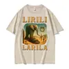 Camiseta Gráfica de Bailarina Italiana Meme Divertido Lirili Larila Algodón