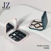 Orden Jinze: Paleta de Sombras Cuadrada con Espejo, Diseño de Cinco Compartimentos/Un Compartimento/Nueve Compartimentos/Un Compartimento, Material de Empaque de Plástico para Paleta de Rubor