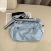 Bolsa carteiro impermeável estilo coreano em tecido Oxford para mulheres nova bolsa tote casual fashion grande capacidade bolsa de ombro estilo preguiçoso