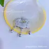 Espejo de Cien Bendiciones de Plata Pura S999 Candado de Larga Vida Candado de Plata para Bebé Colgante Collar Luna Llena Infantil 12g