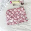 Bolso de Cosméticos Jacquard con Relieve Fresco de Nuevo Estilo, Bolso Portátil de Gran Capacidad para Artículos de Tocador, Bolso de Mano Estilo Ins