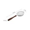 Mini Colador de Harina de Acero Inoxidable 304 con Mango de Madera, Colador Doméstico para Jugo y Leche de Soya, Cuchara Filtro para Alimentos de Bebé