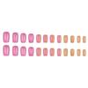 Simples Cor Sólida Comércio Exterior Novo Médio-longo Gradiente Aurora Nail Art Adesivos Nicho Sentido Avançado Puro Desejo Temperamento Usar Armadura