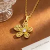 Collar de diseño vintage de luna y sol estilo europeo y americano transfronterizo, estrella y luna brillan juntas, diseño de nicho, accesorios de diamantes completos para mujer