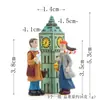 Sem Sinceridade, Não Perturbe a Felicidade, Casal de Milhas Figura DIY Jardinagem Micro-Paisagem Paisagismo Boneca Decoração Acessórios