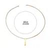 Venta Caliente Transfronteriza Colgante de Acero Inoxidable Collar para Hombre Árabe Joyería de Acero de Titanio de Gama Alta Collar de Pilar