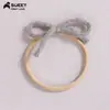 Accesorios para el Cabello de Niños Tejidos de Lana con Lazo para Comercio Exterior Europeo y Americano, Gomas Elásticas de Nylon Color Carne para Cabello de Bebé, Diademas Finas para Bebé