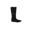 Primer Encuentro Temporada Botas Chunky de Plataforma de Tacón Alto Botas Largas para Mujer Otoño 2026 Nuevo Retro Gamuza Merade Punta Cuadrada