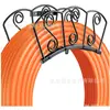 Suporte de mangueira de jardim de metal, mangueira resistente, suporte de parede para quintal externo, suporte de armazenamento de mangueira de 150 pés