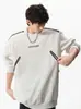 Sudadera con Cremallera Metálica de Diseño Pesado para Hombres y Mujeres Otoño 2025 High Street Pulóver Desestructurado Holgado Top Fresco
