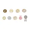 Traje de baño bikini ropa interior ropa hebilla ajustable atrapasueños colgante anillo de círculo hueco accesorios de joyería botón de metal