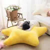 Ins Almohada de peluche estrella nórdica lindo juguete de peluche cojín de sofá cama para dormir tela de corazón juvenil muñeca regalo