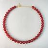 Collar de Bolas de Ónice con Cuentas de Estilo Japonés y Coreano, Moda de Nicho, Clásico, Combinable, Lujo Ligero, Retro, Cadena de Clavícula de Alta Calidad para Mujeres